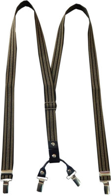 

Navaksha Y- Back Suspenders for Men(Grey)