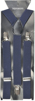 

Tiekart Y- Back Suspenders for Men(Blue)
