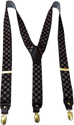 

Navaksha Y- Back Suspenders for Men(Black)