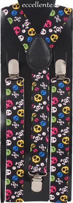 

Eccellente Y- Back Suspenders for Men(Black)