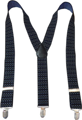 

Navaksha Y- Back Suspenders for Men(Black)