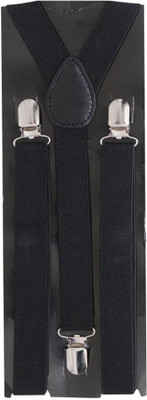 

Modishera Y- Back Suspenders for Men(Black)