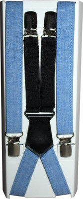 

Unifashionate Y- Back Suspenders for Men(Blue)