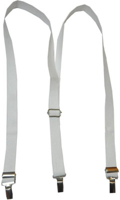 

Navaksha Y- Back Suspenders for Men(White)