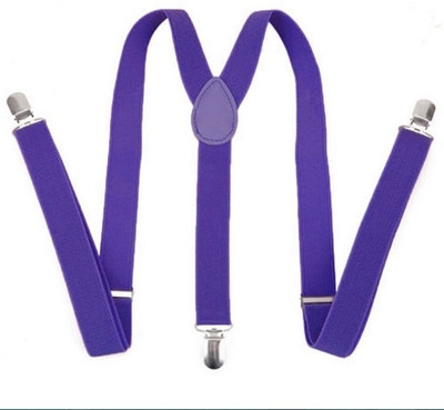 

A&S Y- Back Suspenders for Men(Purple)