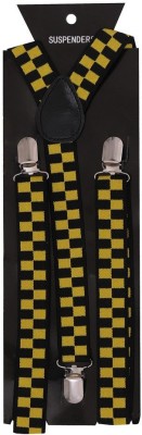 

Tiekart Y- Back Suspenders for Men(Yellow)