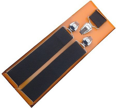 

Wholesomdeal Y- Back Suspenders for Men(Black)