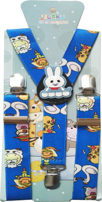 Swarn Y- Back Suspenders for Boys(Blue)
