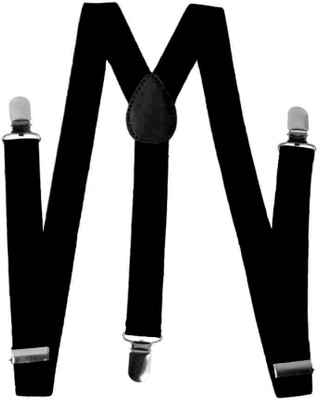 

Modishera Y- Back Suspenders for Men(Black)