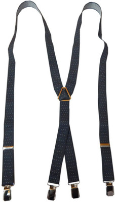 

Navaksha X- Back Suspenders for Men(Grey)