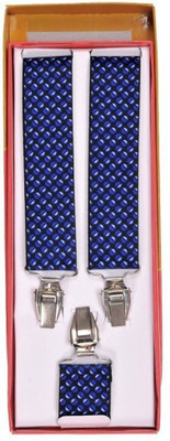 

Tiekart Y- Back Suspenders for Men(Blue)