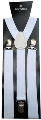 

Winsome Deal Y- Back Suspenders for Women(White)