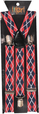 

Tiekart Y- Back Suspenders for Men(Multicolor)