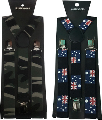 

AtYourDoor Y- Back Suspenders for Men(Multicolor)