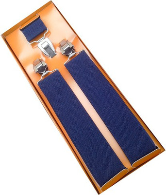 

Wholesomdeal Y- Back Suspenders for Men(Blue)
