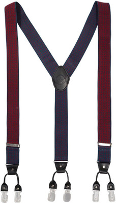 

The Tie Hub Y- Back Suspenders for Men(Multicolor)