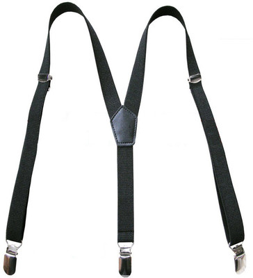 

A&S Y- Back Suspenders for Men(Black)