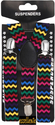 

Eccellente Y- Back Suspenders for Boys, Girls(Multicolor)
