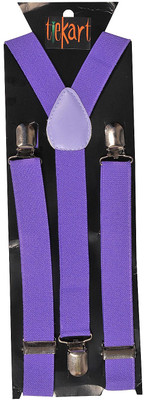 

Tiekart Y- Back Suspenders for Men(Blue)