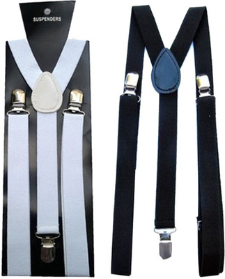 

Winsome Deal Y- Back Suspenders for Men(White, Black)