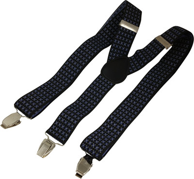 

Ammvi Creations Y- Back Suspenders for Men(Black, Blue)