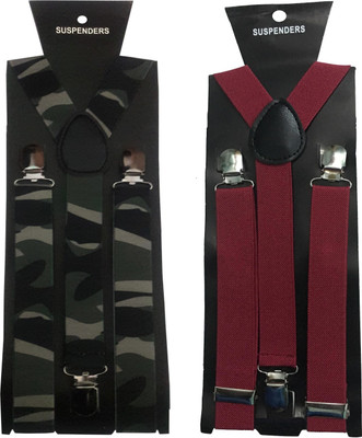 

AtYourDoor Y- Back Suspenders for Men(Multicolor)