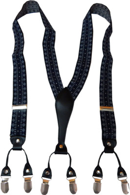 

Navaksha Y- Back Suspenders for Men(Blue)