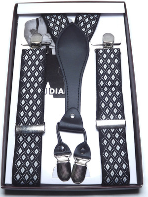

Mentiezi Y- Back Suspenders for Men(Multicolor)
