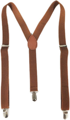 

A&S Y- Back Suspenders for Men(Brown)