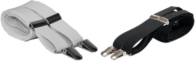 

Civil Outfitters Y- Back Suspenders for Men(Black)