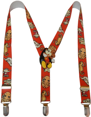 

Navaksha Y- Back Suspenders for Boys(Orange)