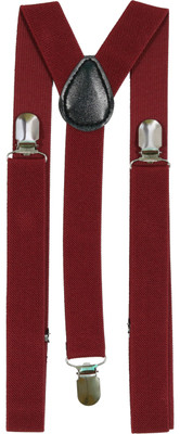 

69th Avenue Y- Back Suspenders for Men(Red)
