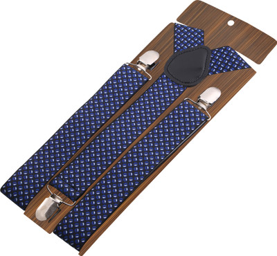 

Peluche Y- Back Suspenders for Men(Blue)