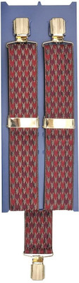 

Tiekart Y- Back Suspenders for Men(Maroon)