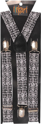 

Tiekart Y- Back Suspenders for Men(Grey)