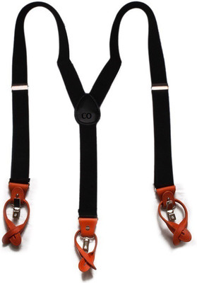

Civil Outfitters Y- Back Suspenders for Men(Black)