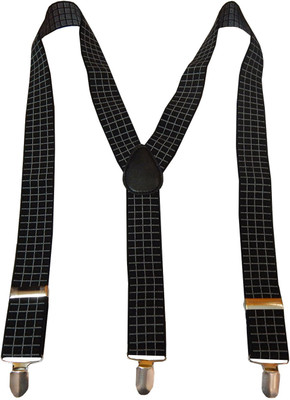 

Navaksha Y- Back Suspenders for Men(Black)