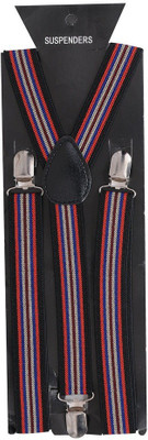 

Tiekart Y- Back Suspenders for Men(Multicolor)