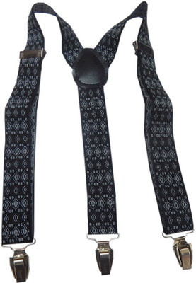 

Navaksha Y- Back Suspenders for Men(Black)