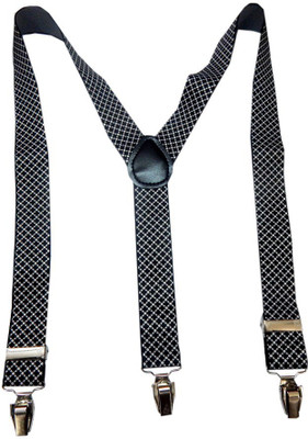 

Navaksha Y- Back Suspenders for Men(Black)