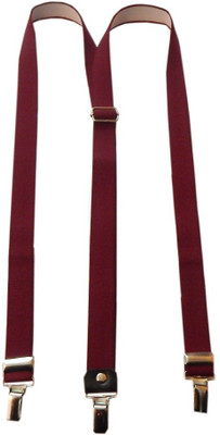 

Navaksha Y- Back Suspenders for Men(Maroon)