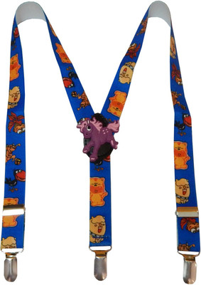 Navaksha Y- Back Suspenders for Boys(Blue)