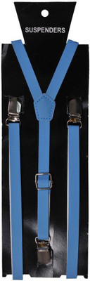 

Tiekart Y- Back Suspenders for Men(Blue)
