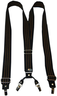 

Navaksha Y- Back Suspenders for Men(Black)