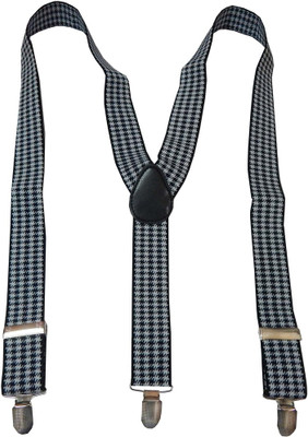 

Navaksha Y- Back Suspenders for Men(Black)