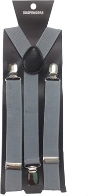 

atyourdoor Y- Back Suspenders for Men(Grey)
