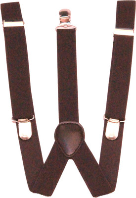 

Homeshopeez Y- Back Suspenders for Men(Brown)
