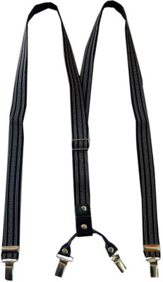 

Navaksha Y- Back Suspenders for Men(Black)