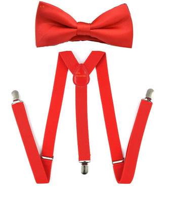 

Civil Outfitters Y- Back Suspenders for Men(Red)