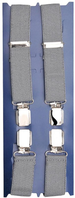 

Tiekart Y- Back Suspenders for Men(Grey)